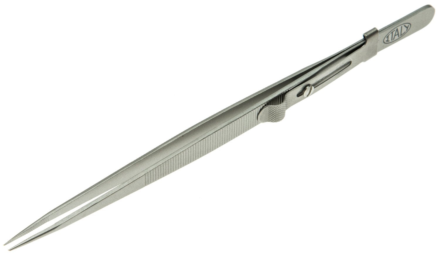 Allegro Diamond Tweezers, Stainless Steel, Fine Point Locking, 6-1/2 Inches | TWZ-171.72