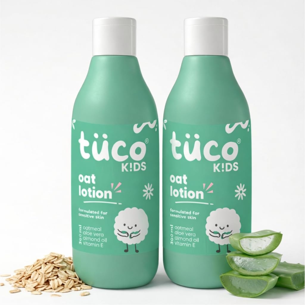 Tuco Kids Body Lotion For Soft, Hydrated Skin | Perfect For Tanned, Dry, Dull Skin | Made With Almond Oil And Aloe Vera | For Ki
