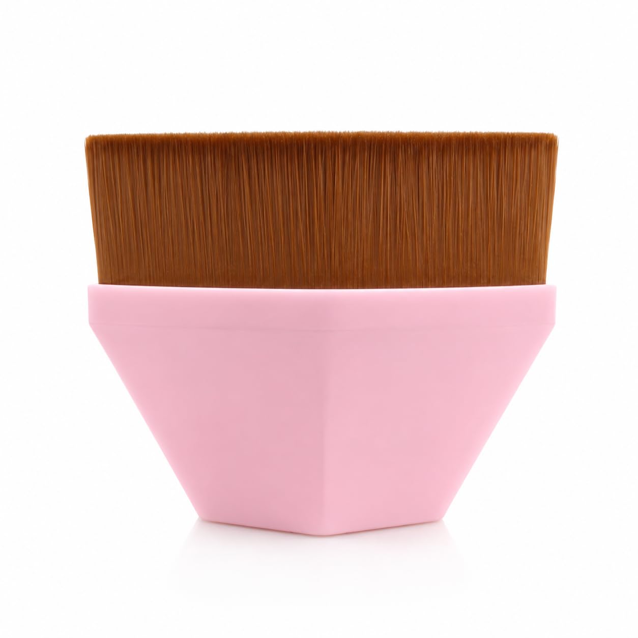 Kira Flat Top Foundation Brush, Dense Kabuki For Liquid Foundation, Cream, Concealer & Powder, Seamless Full Coverage Blending