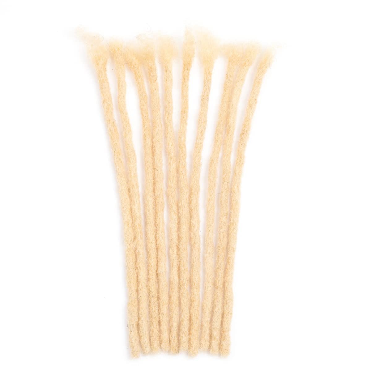 Teresa Small 0.4cm and Medium 0.8cm Width 100% Human Hair Dreadlock Extensions for Men/Women/Kids Full Hand-made Permanent Dread