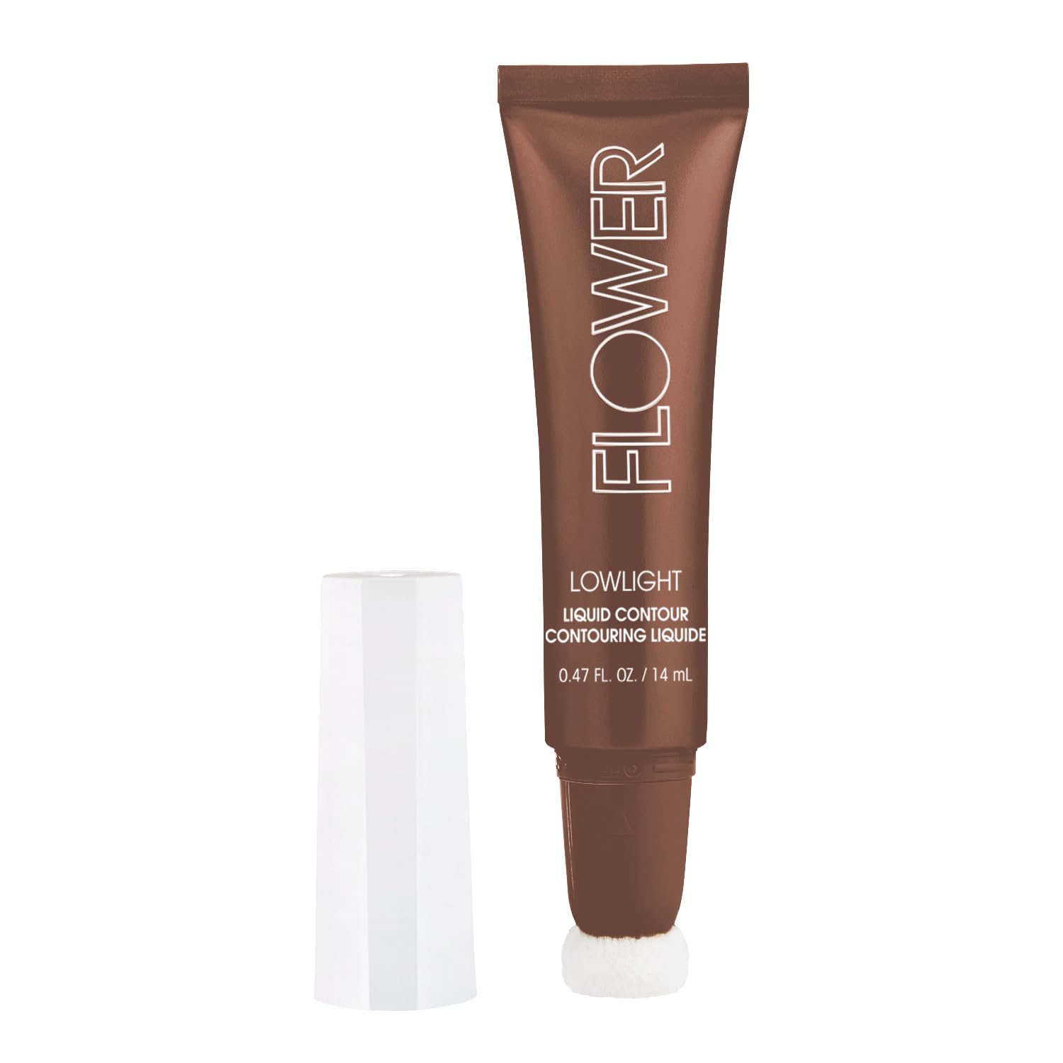 Flower Beauty By Drew Barrymore Lowlight Liquid Contour - Natural Finish + Buildable Coverage - Built-In Cusion Applicator - Dee