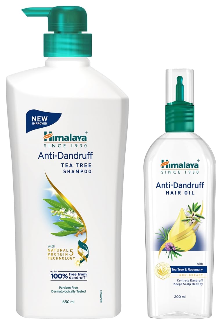 Himalaya Anti Dandruff Shampoo, 700Ml And Himalaya Herbals Anti Dandruff Hair Oil, 200Ml