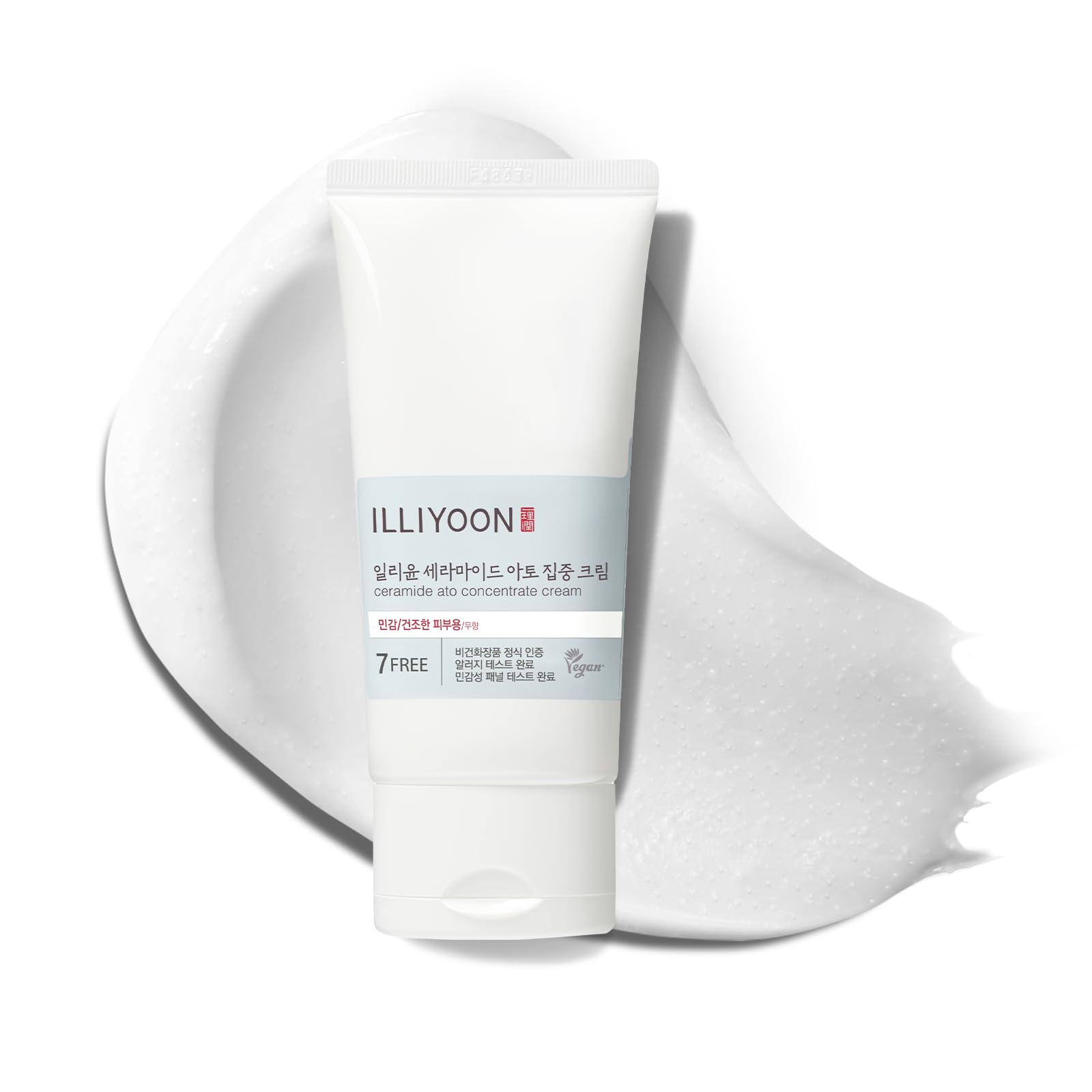 Illiyoon Ceramide ATO Cream (2.53 Fl oz, 75ml) Korean Moisturizer for Dry & Sensitive Skin, Hydrating Care, Gentle for Infants a