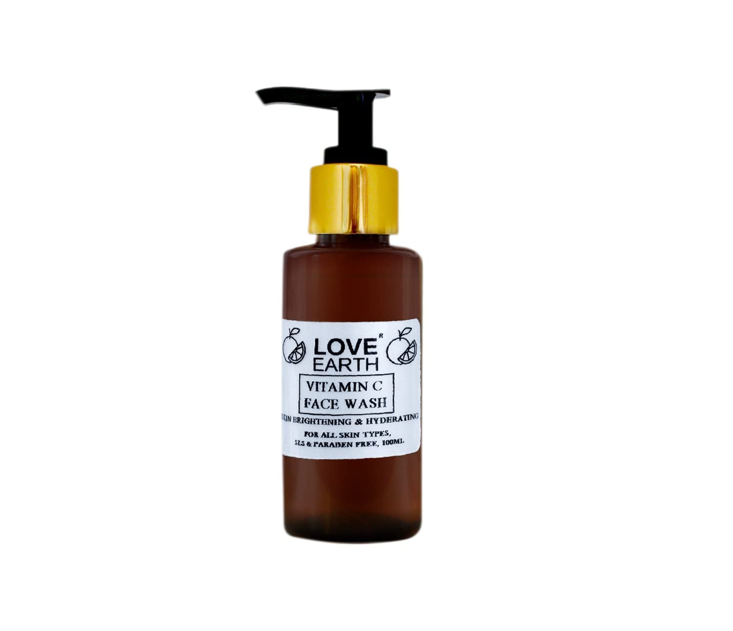Love Earth Vitamin C Face Wash With Pure Vitamin C, Ashwgandha & Aloe Vera Extracts For Skin Hydration & Skin Radiance For All S