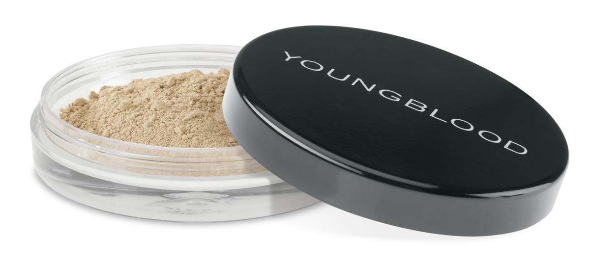 Youngblood Clean Luxury Cosmetics Natural Loose Mineral Foundation, Barely Beige | Loose Face Powder Foundation Mineral Illumina