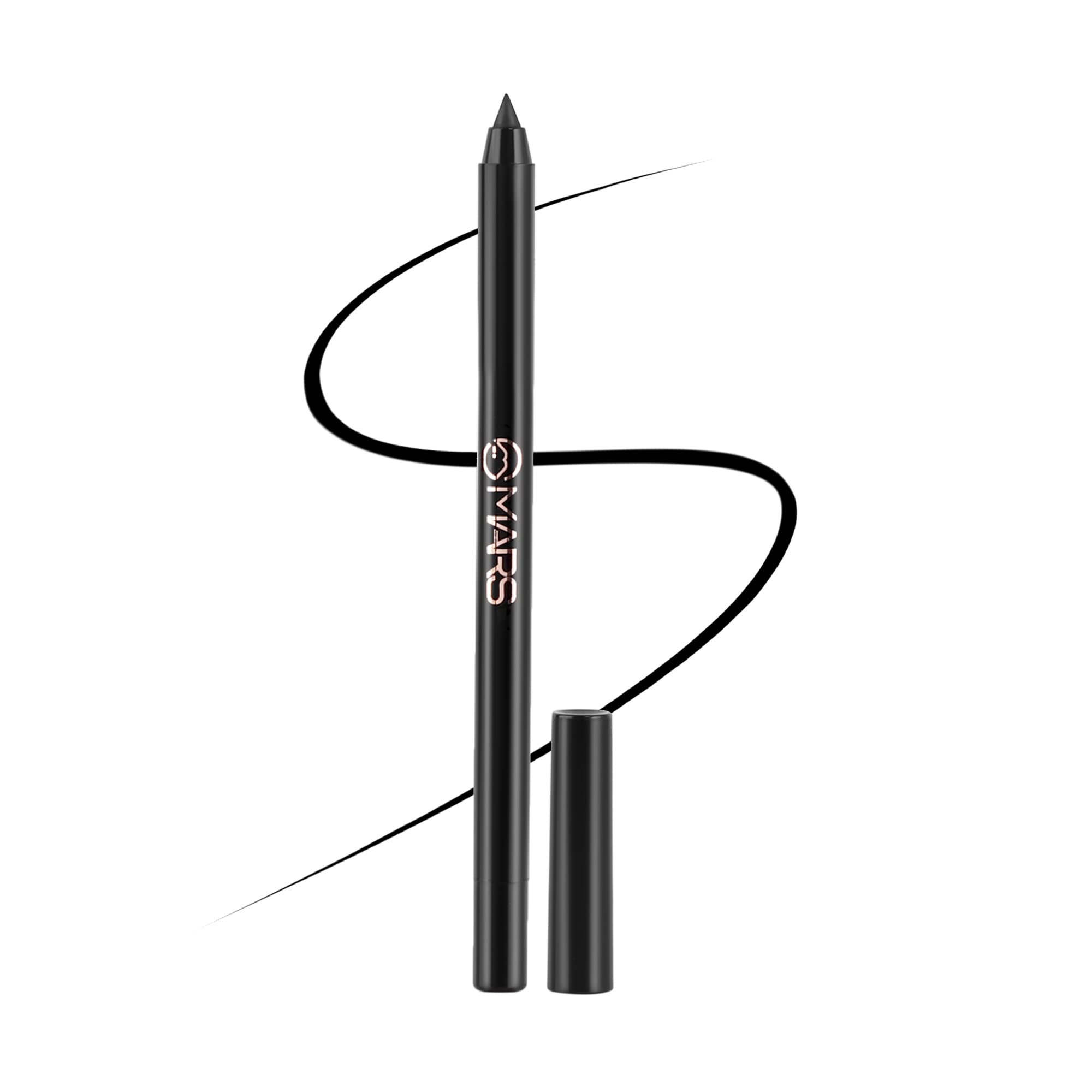 Mars WonT Smudge WonT Budge Smooth Glide Matte Kajal | Long Stay & Water Proof (1.4G) (03-Velour Black)