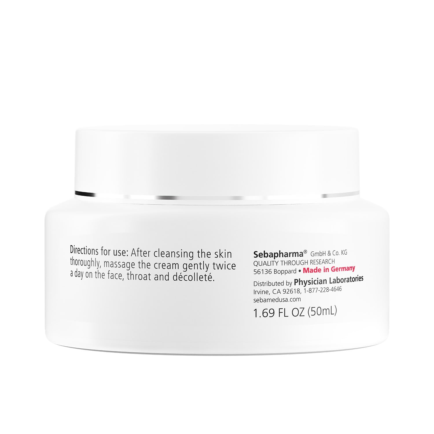 Sebamed Q10 Face And Neck Age Defense Q10 Protection Cream Ph 5.5 Reduces Wrinkles And Fine Lines Anti-Aging Moisturizer (50 Mil