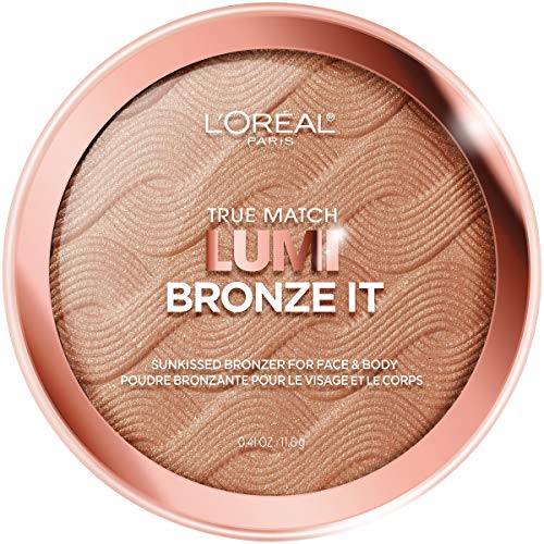 LOreal Paris Cosmetics True Match Lumi Bronze It Bronzer For Face And Body, Medium, 0.41 Fluid Ounce