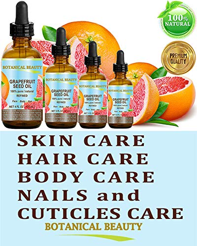 gRAPEFRUIT SEED OIL 100% Pure  Natural  Undiluted Refined cOLD PRESSED cARRIER OIL (Not Essential Oil) 05 Floz- 15 ml For Skin,