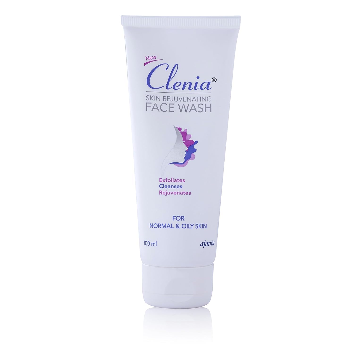 Clenia Face Wash | Mandelic, Salicylic & Azelaic Acids + Niacinamide | Exfoliating Face Wash | Soap & SlesFree | Cleanses & Rej