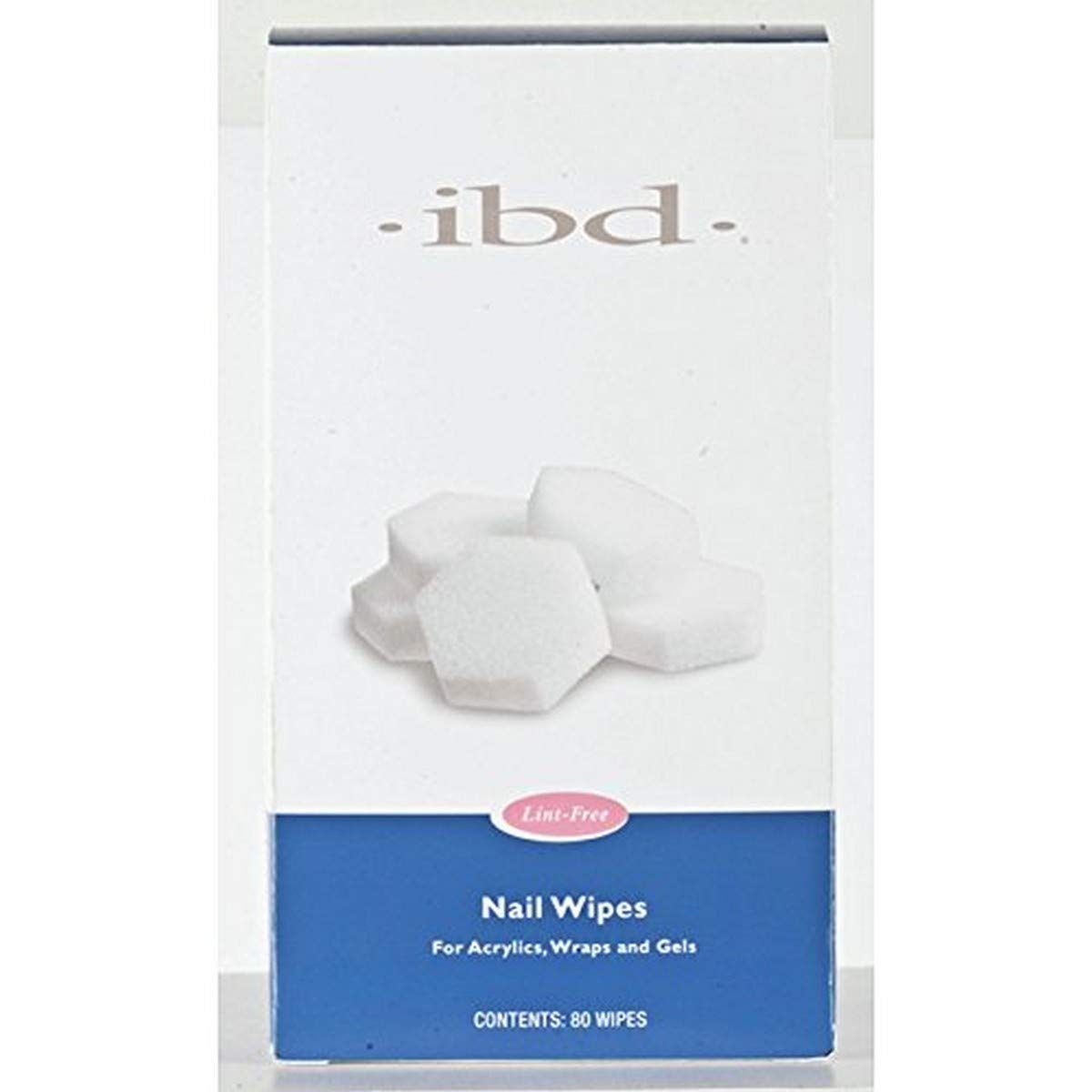 Ibd Nail Lint Free Wipes, 80 Count