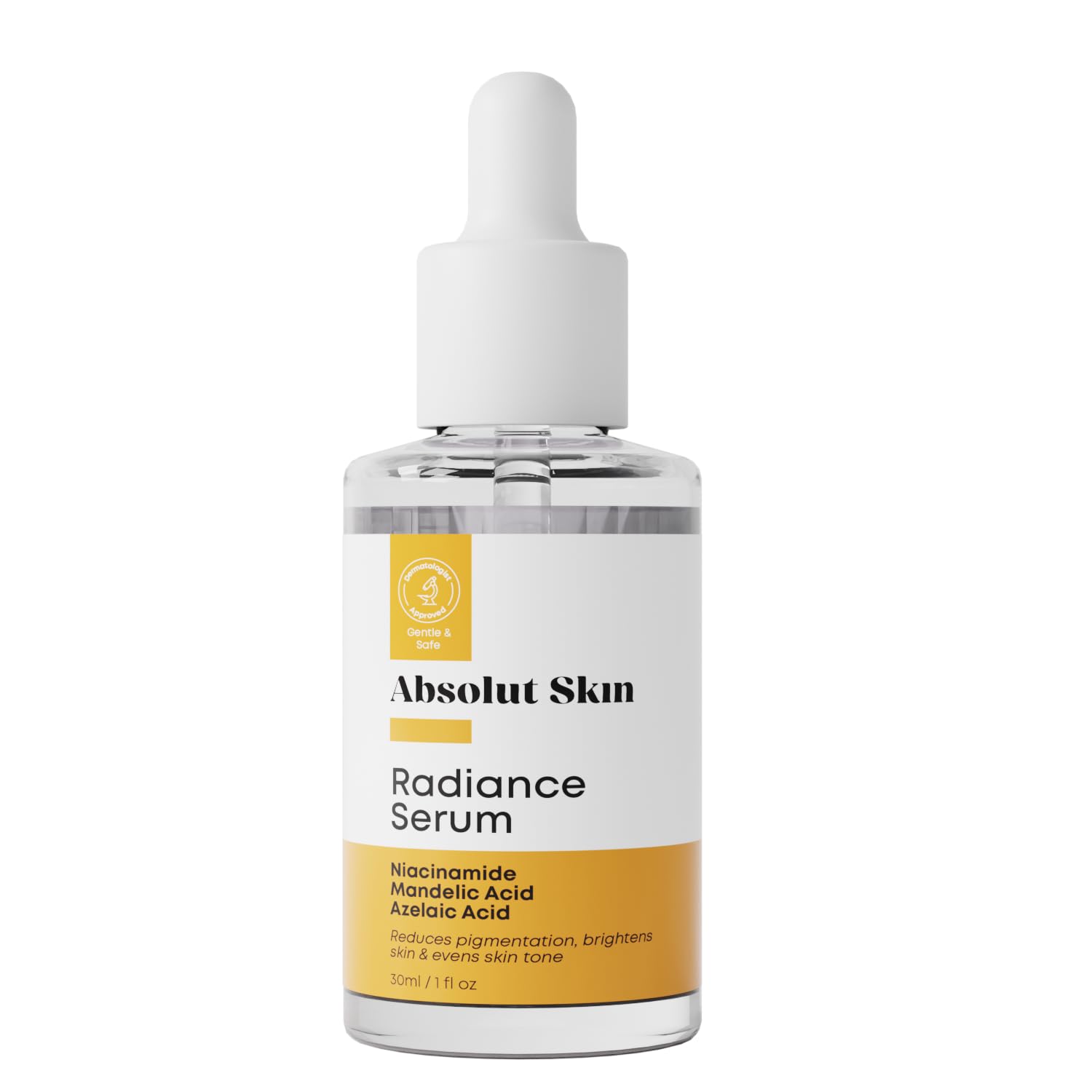 AbsolutSkin Radiance Serum  Azelaic Acid & Niacinamide Glow Serum  Hydrating, Brightening, and AntiAging Formula  30ml