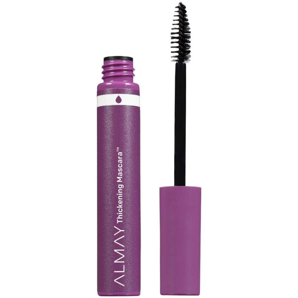 Almay Waterproof Mascara, Thickening Volume & Length Eye Makeup, Ophthalmologist Tested, Fragrance Free, Hypoallergenic, Black,