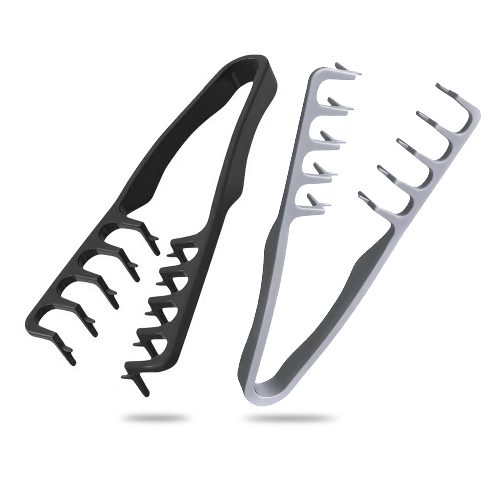 2 Packs Texture Comb,Fluffy Texture Styling Comb for Men and Women,Wide & Fine Tooth Dual Volume Comb,Suitable for All Hair Type