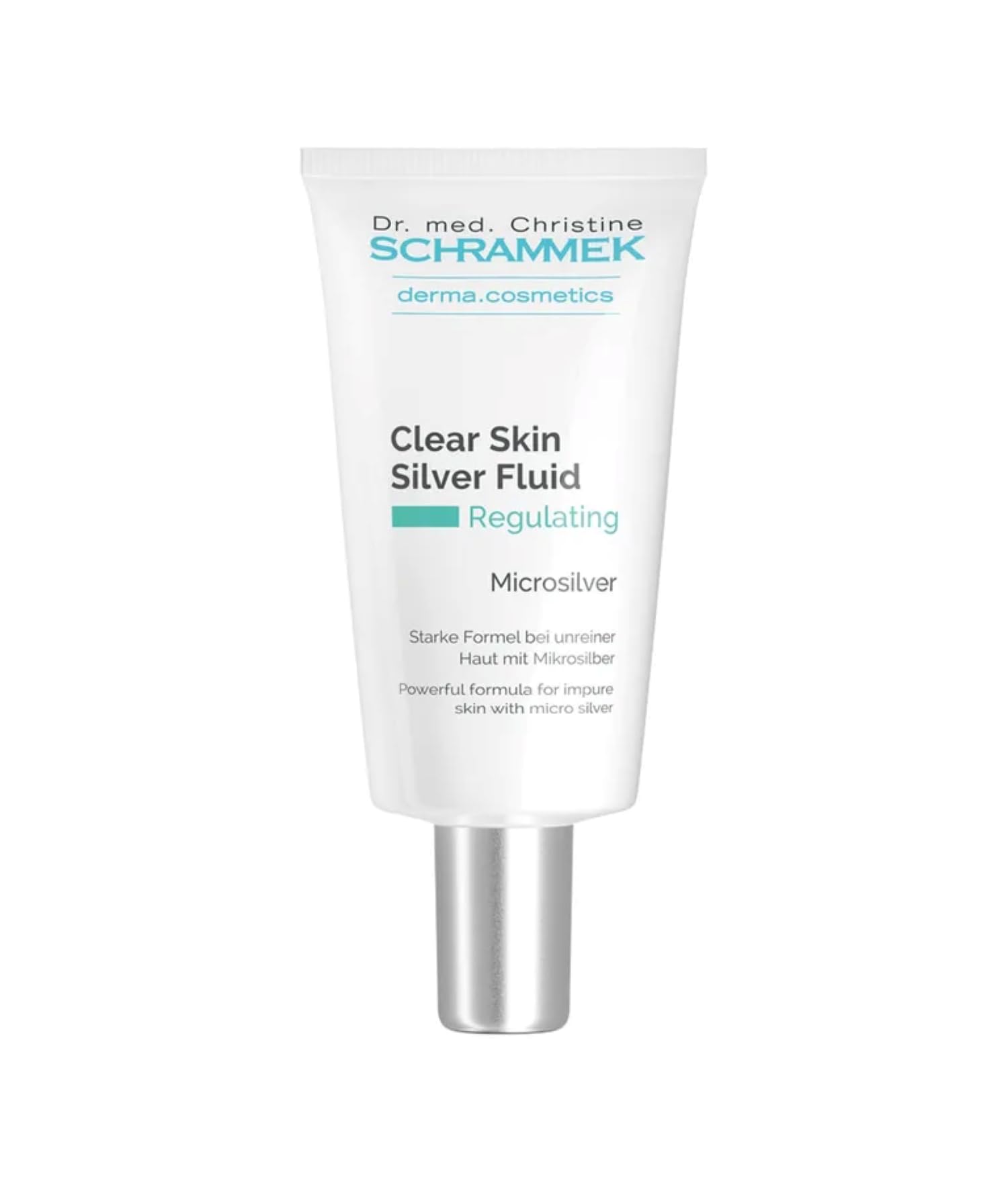 Clear Skin Silver Fluid (1.7 fl oz) - Powerful Formula for Impure Skin with Microsilver - Combats the Key Factors of Impure Skin