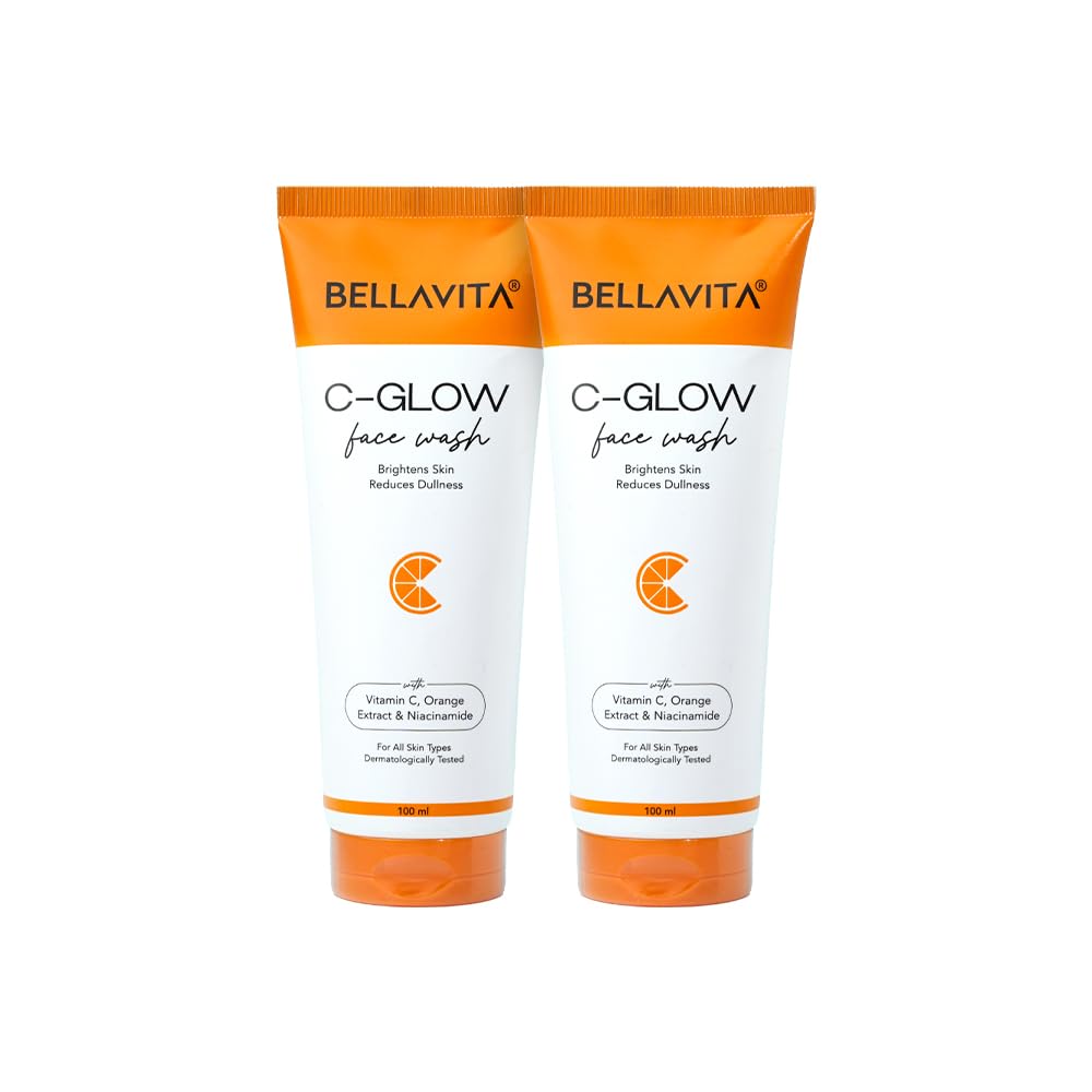 Bella Vita Organic Vitamin CGlow Natural Face Wash With Honey, Aloe And Sandalwood For Oil Control, Acne Removal And Glowing Sk