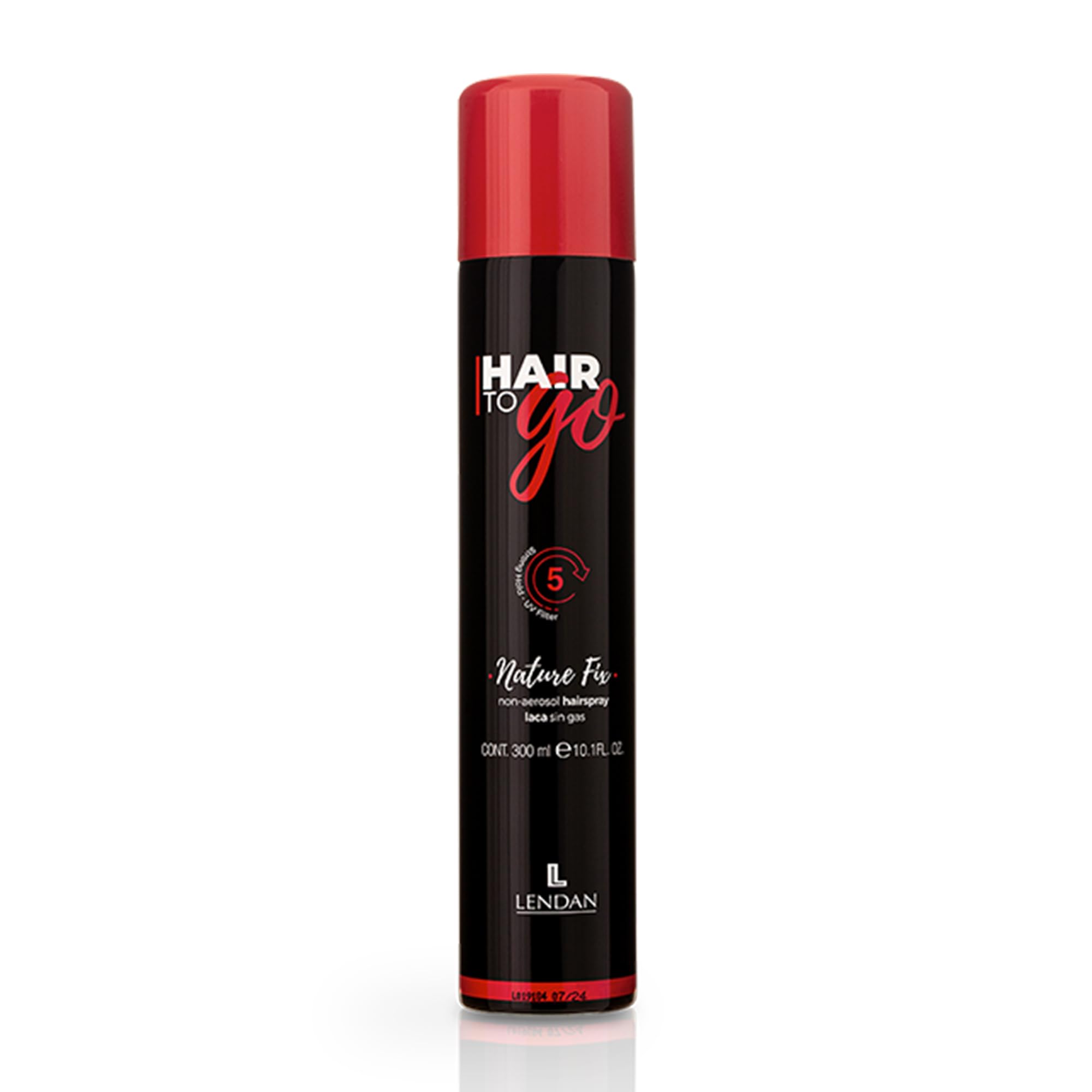 Lendan  GasFree Hair Spray  Hair To Go Nature Fix  300 ml  Strong Hold  with UV Filter  AntiHumidity Effect  LongLasti