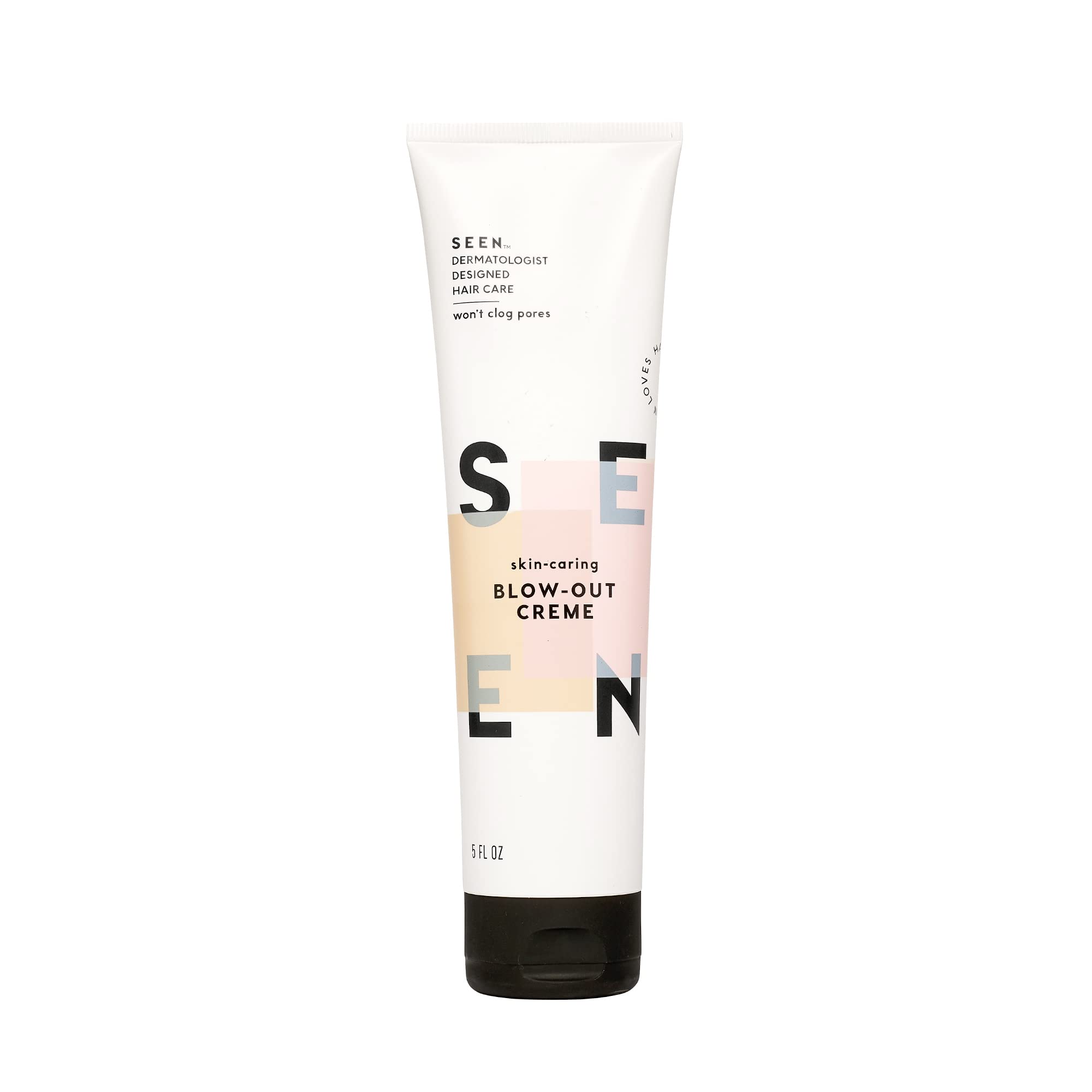 SEEN - Scented - Blow-Out Creme - Non-Comedogenic & Sulfate-Free Blow Out Hair Cream- Reduces Frizz- Heat Protectant- Safe for S