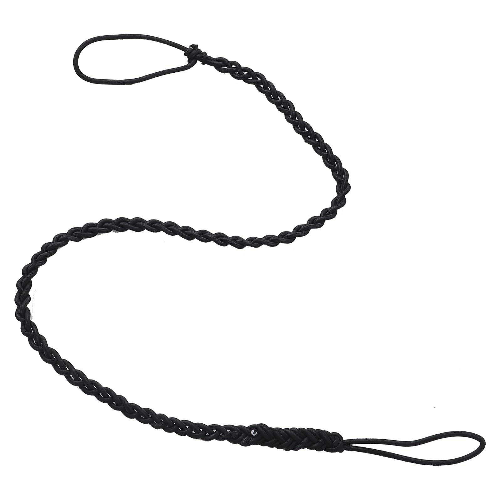 THJ 2.5mm Tangle Free Hair Ties for Thin Long Hair Elastic Spiral Ponytail Holders for Women Girls Swimming Pony Tail Wrap Hair 