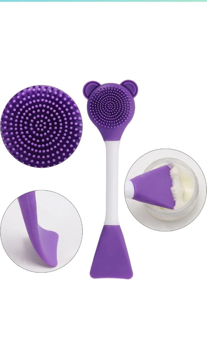 Juiciq Silicone Face Mask Applicator Facial Mask Brushes For Mud, Clay, Charcoal Mixed Mask, Soft Makeup Beauty Brush For Apply 
