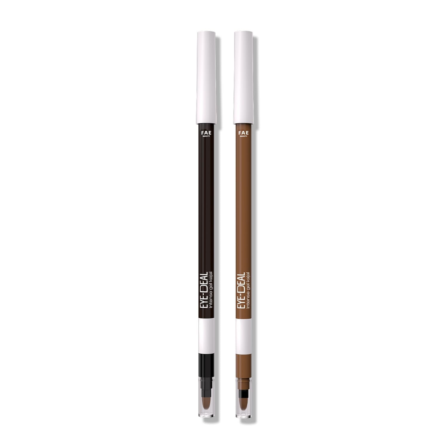 Fae Beauty 24Hr Longstay Eye-Deal Intense Gel Kajal -Smudgeproof, Waterproof, With Built-In Sharpener & Fine Bristle Brush|Matte