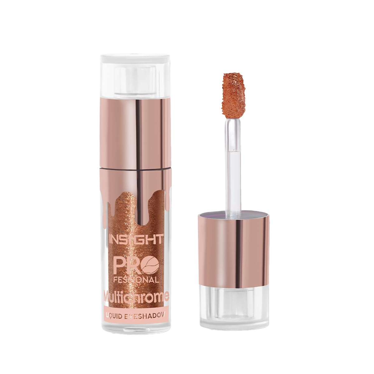 Insight Multichrome Liquid Eyeshadow - Arabian Bronze | Metallic Effect | Enriched With Green Tea & Cucumber Extracts | Striking