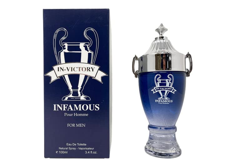 A Center Cologne For Men In-Victory Infamous Natural Spray Classic Long Lasting Scent Wonderful Fragrance Gift Eau De Toilette M
