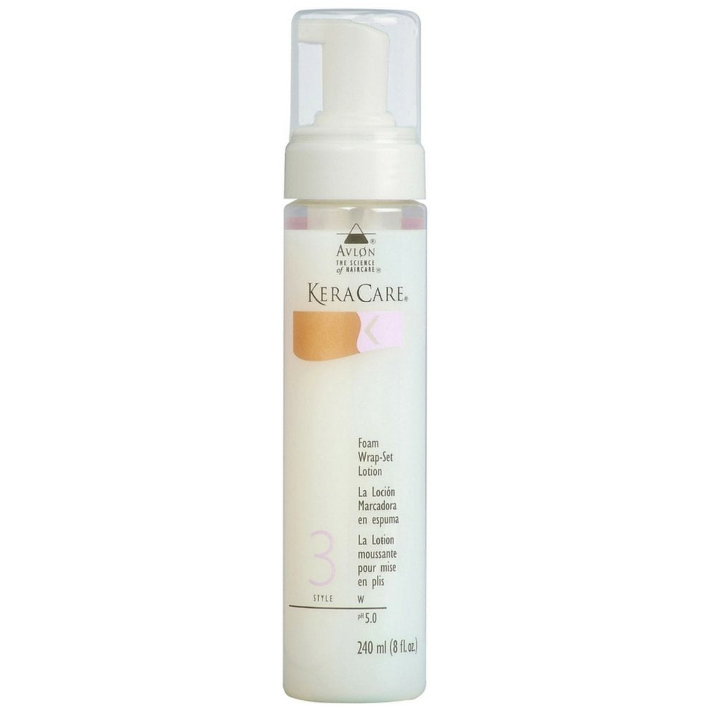 Avlon KeraCare Foam WrapSet Lotion, 8 oz