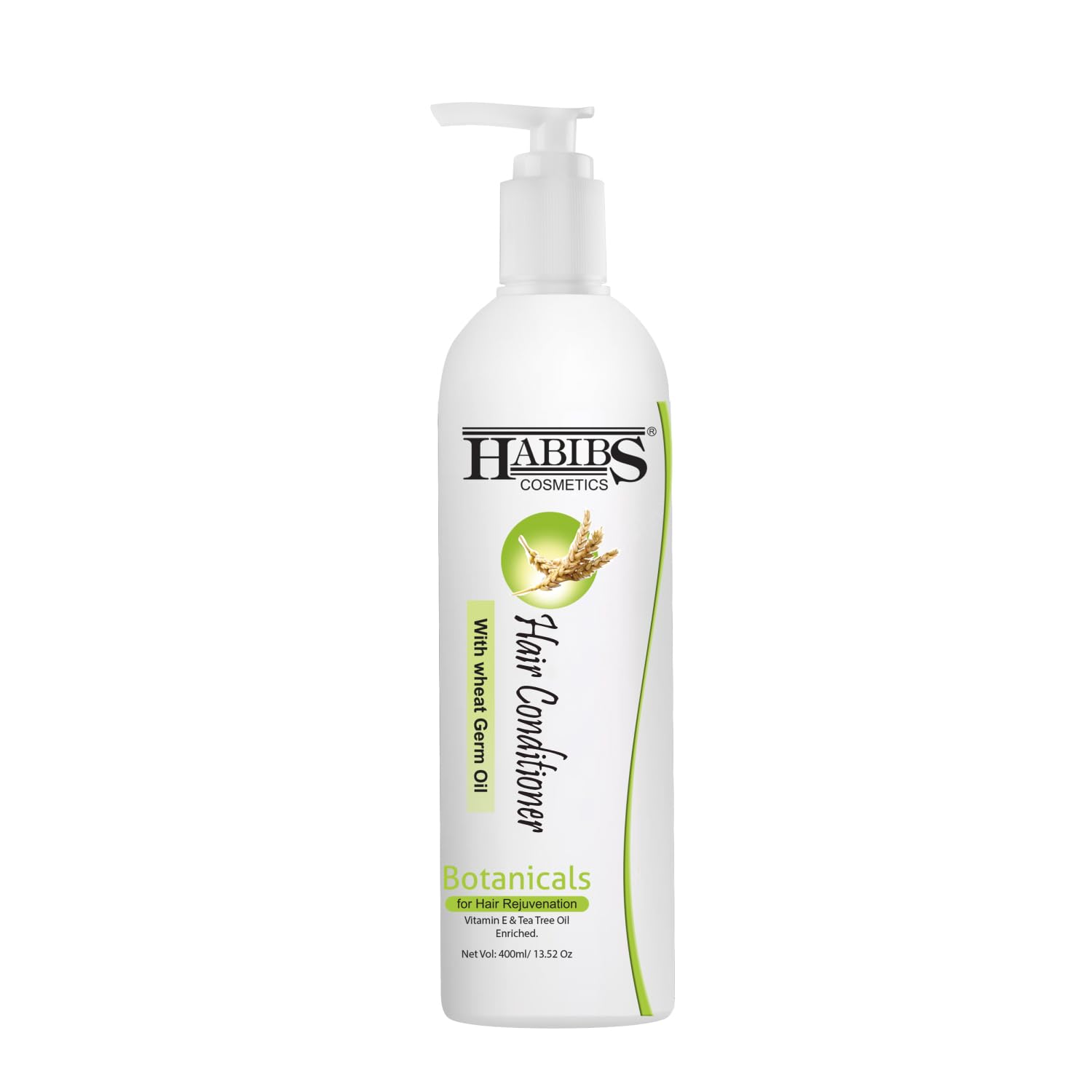 Habibs Orgamatics Professinal Hair Conditioner Nourishing For Smooth & Straight FrizzFree Hair, With Wheat Germ Oil Vitamin E &