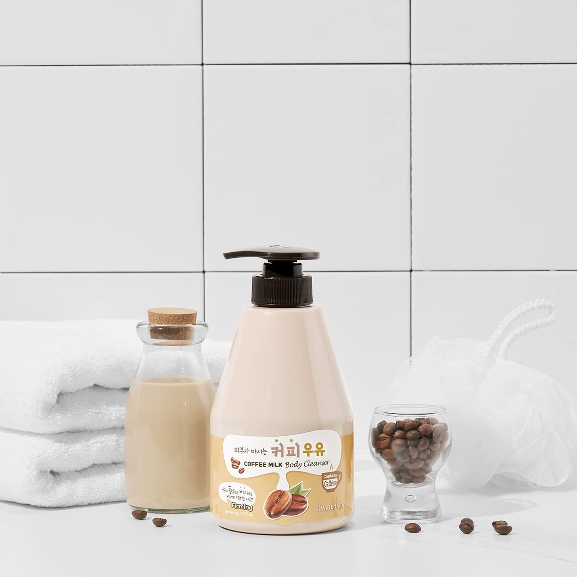 Welcos Kwailnara Milk Body Lotion 560 G / 19.75 Oz. (Coffee Milk)