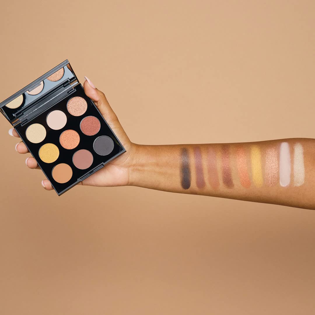 Palladio Ultimate 9-Count Eyeshadow Palette, Talc-Free Formula, High Pigmented Shades In A Mix Of Matte & Shimmer Finishes, Blen