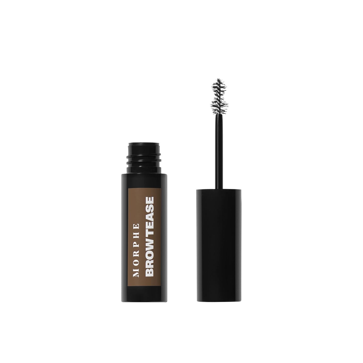 Morphe Brow Tease Eyebrow Gel Mousse - Volumizing Brow Gel to Tint, Thicken & Shape with 100% Natural Bamboo Fibers - Enriched w