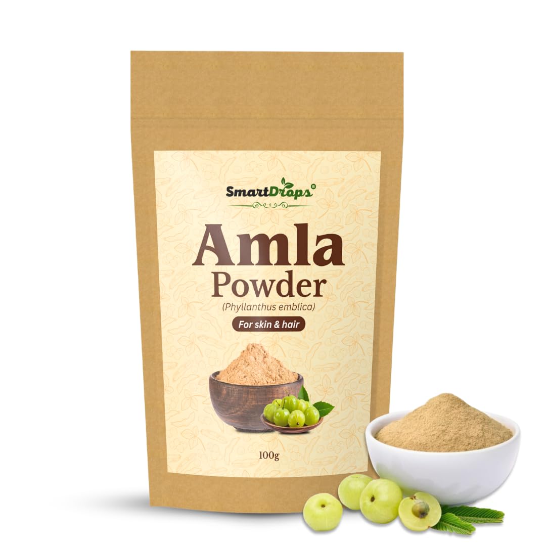 Amla Powder For Hair Care Natural Hair Pack Powder For Scalp Massage Hair Mask Diy Hair Care Routine | Indian Gooseberry | Ideal