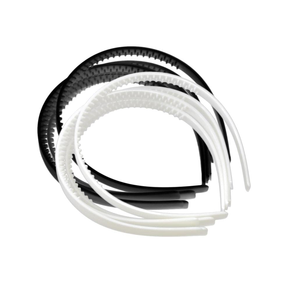 Bnf 10 Pieces Pvc Headband Diy Hair Band Hair Hoop With Teeth For Men Women Crafts | Beads & Jewelry Making | Jewelry Findings |