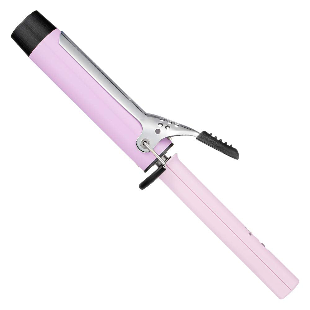 VODANA Professional GlamWave Ceramic Curling Iron, Natural Curls, Hair Curler, Curling Wand, Available in USA (1.25 inch, Lavend
