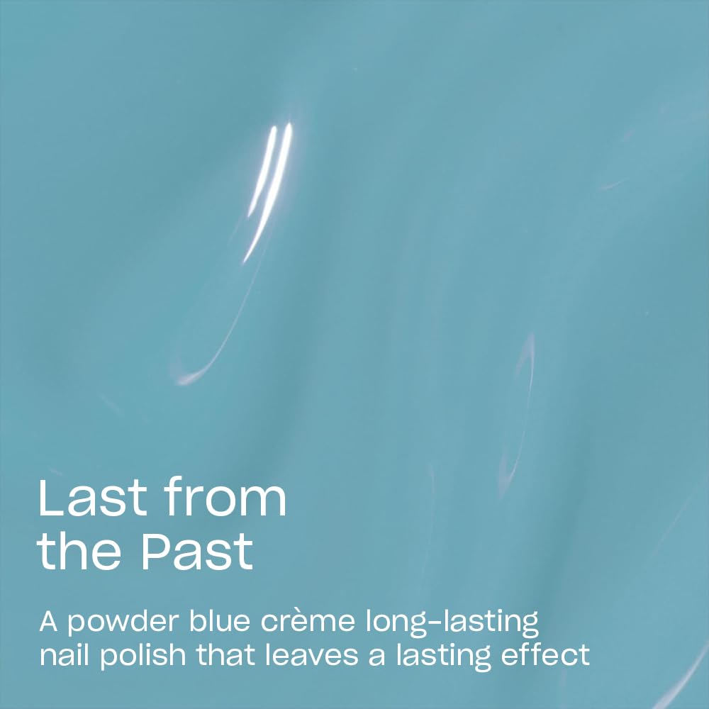 Opi Infinite Shine Last From The Past | Opaque Bright Blue Crme Long Wear Gel Like Nail Polish | Vegan, Long Lasting, Streak Fre
