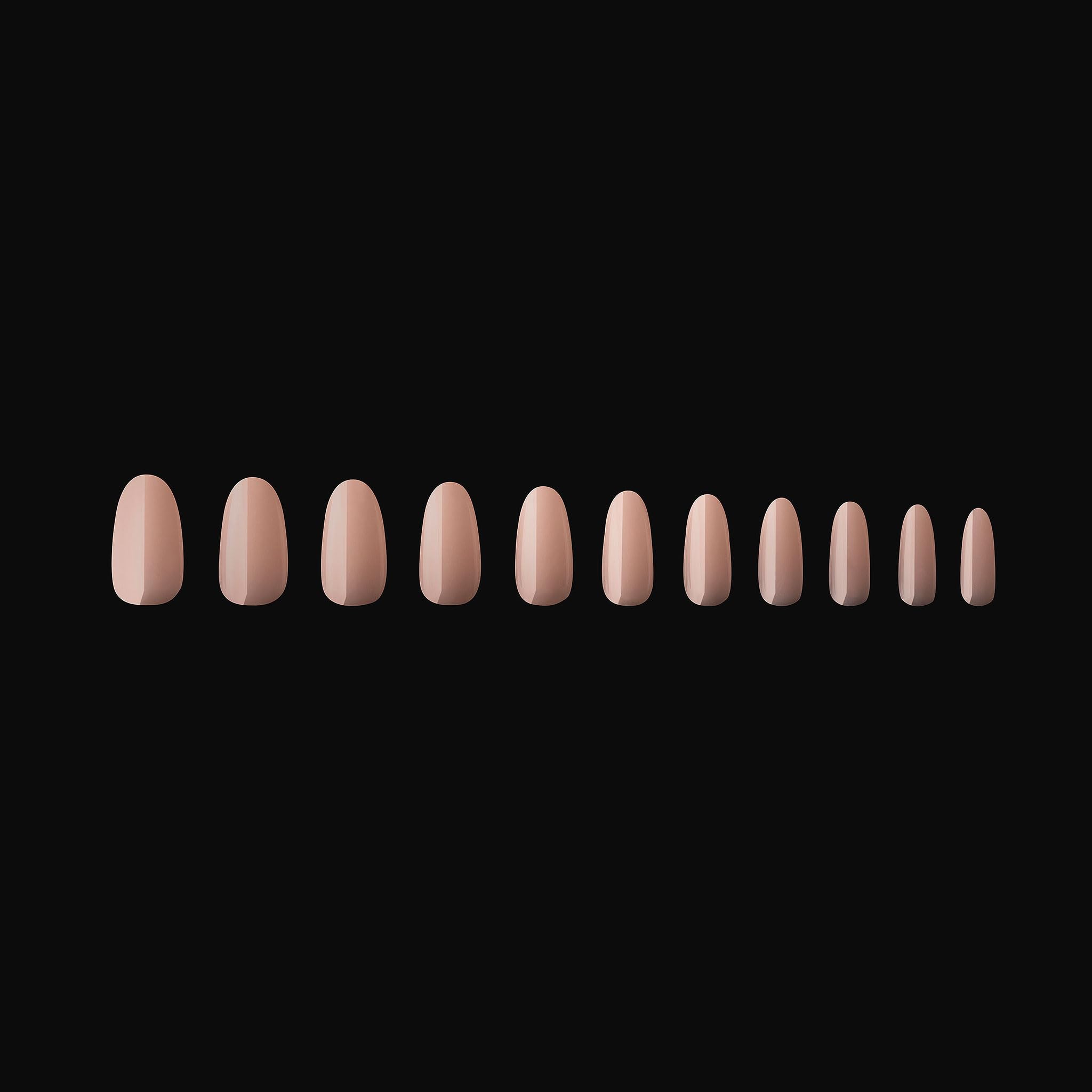 Apres Neutrals Gel-X Emma Box Of Nail Tips, 11 Sizes 00-9, Soft Gel Tip Box (150Pcs) (Natural Round Medium, 150)