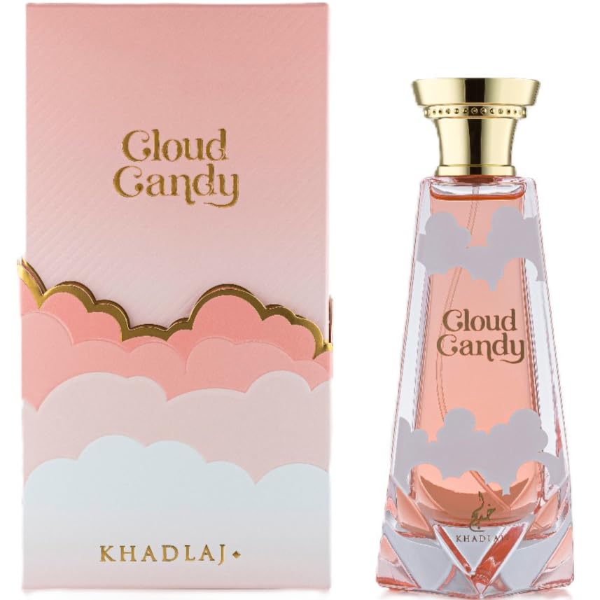 Khadlaj Cloud Candy Eau De Parfum Spray, 3.4 Ounce (Unisex)