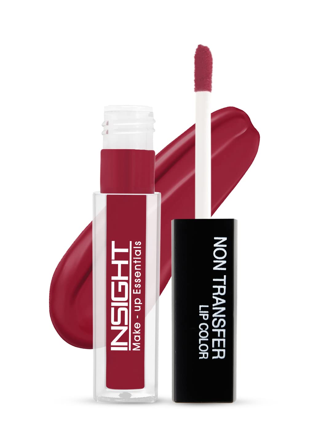 Insight Non Transfer Liquid Lipstick- Red Rose| Waterproof| Matte Finish| Transfer & Smudge Proof| Lightweight| 12 Hr Wear| High