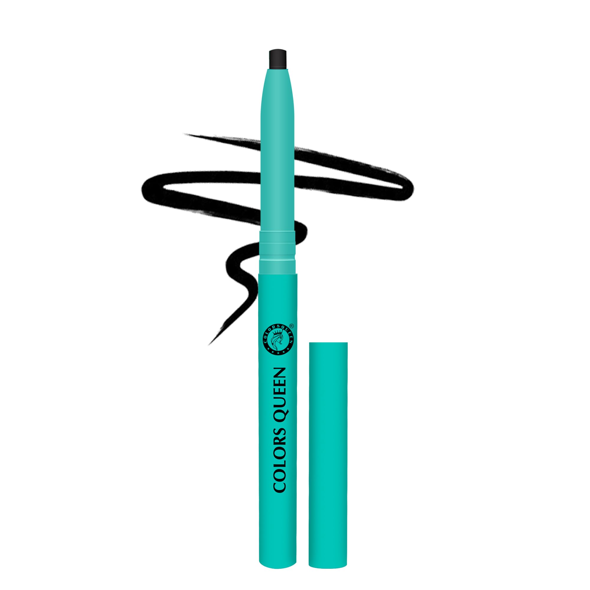 Colors Queen Extreme Dimention Kajal  Black, 0.6G | Smudge Proof And Waterproof One Swipe Application, Rich Color Payoff | Long