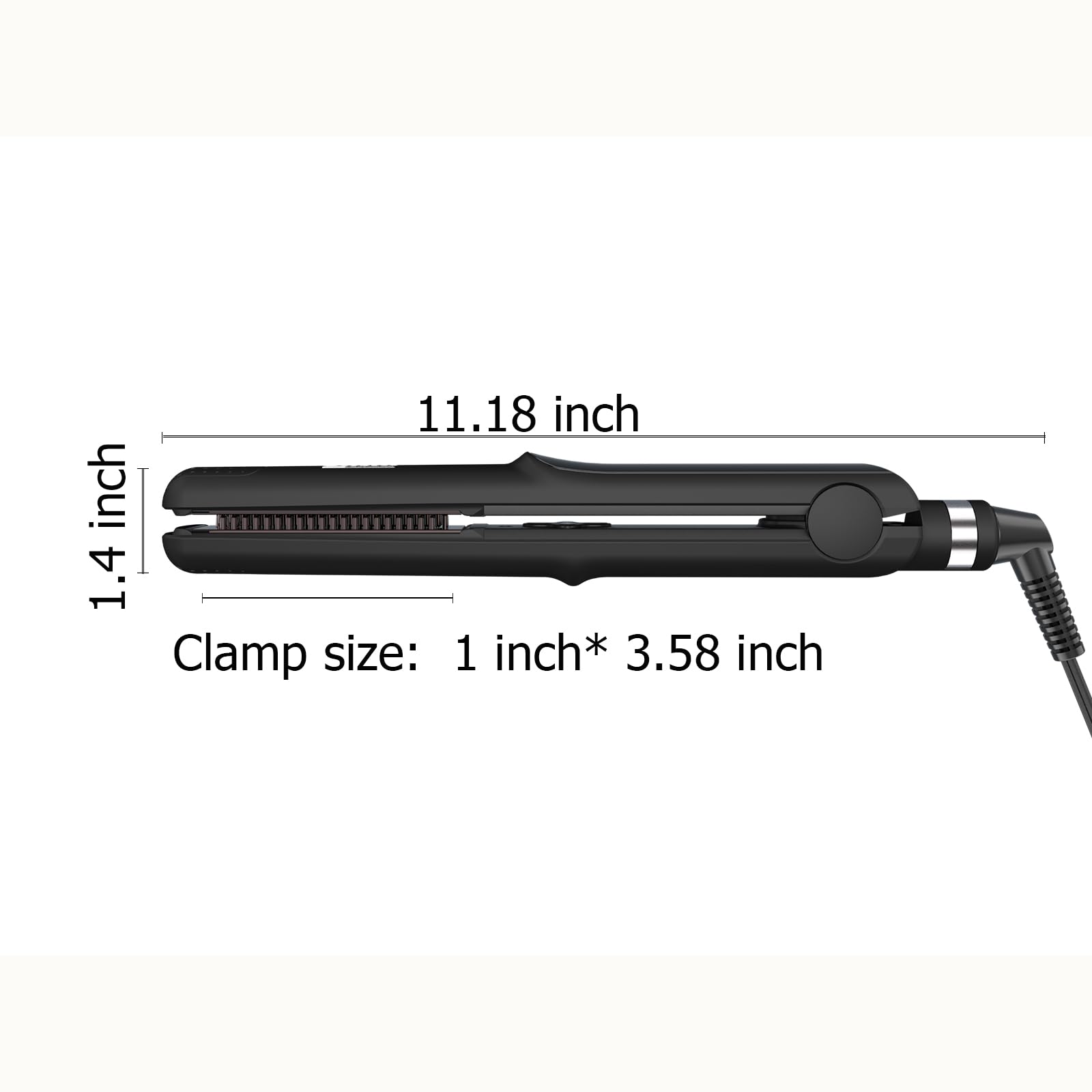 JINRI Volumizing Hair Iron, Pumped-Up Volume, Adjustable Temp, 360  Tail Rotation, Lasting Hair Volume, for Short Or Thin Hair,