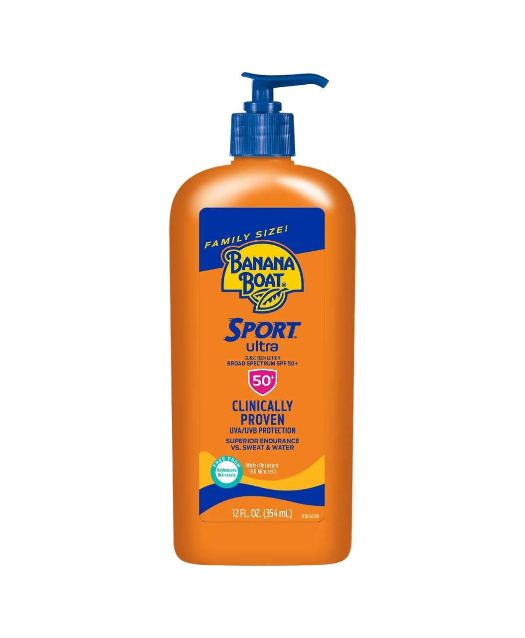 Banana Boat Sport Spf 50 Family Size Sunscreen Lotion, 12 Fluid Ounce