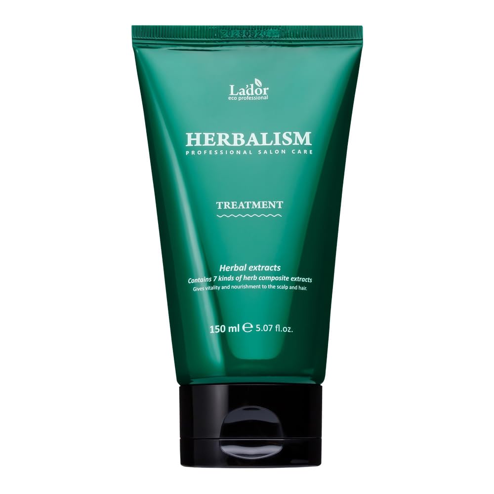 Lador Herbalism Hair Treatment (Conditioner) (150Ml) Korean Hair Conditioner To Control Hair Fall, Repairs Damaged Hair, Maintai