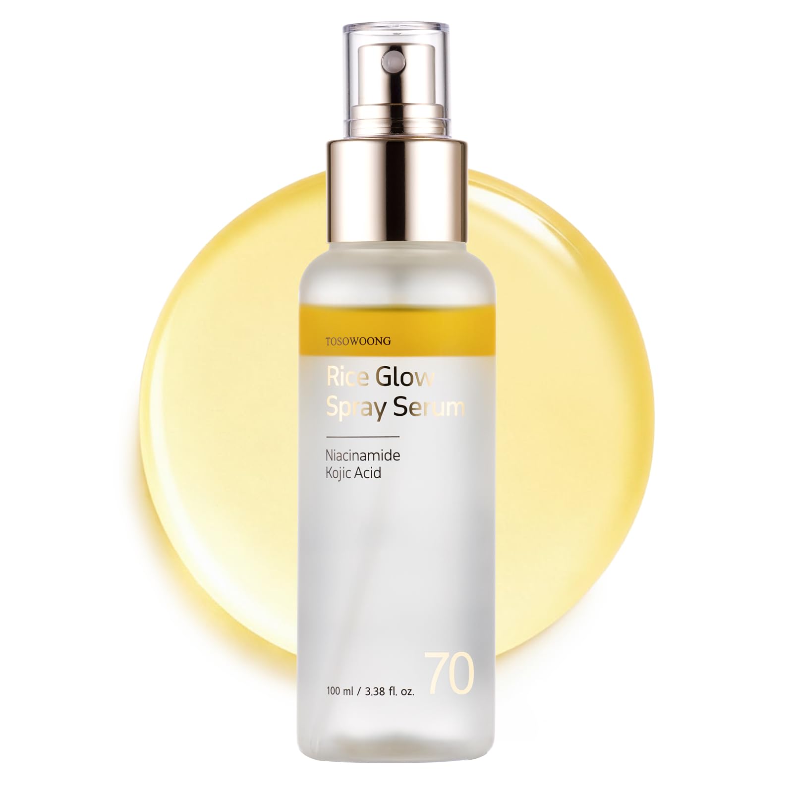 TOSOWOONG Rice Glow Spray Serum, AllinOne Mist for Glass Skin, Dark Spots