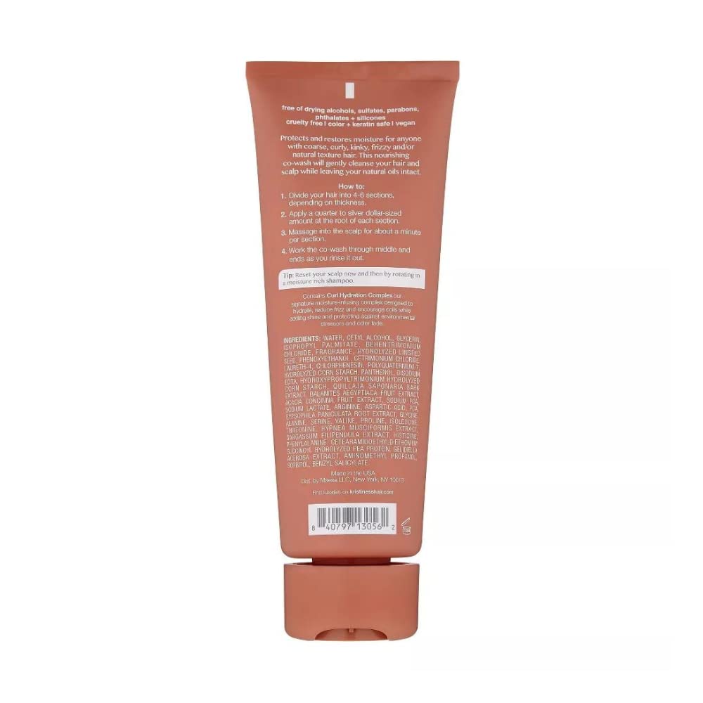 Kristin Ess Hair Ultra Hydrating Curl Co-Wash - Cleansing Conditioner For Curly Hair, Frizz Control, Humidity Shielding, Vegan,