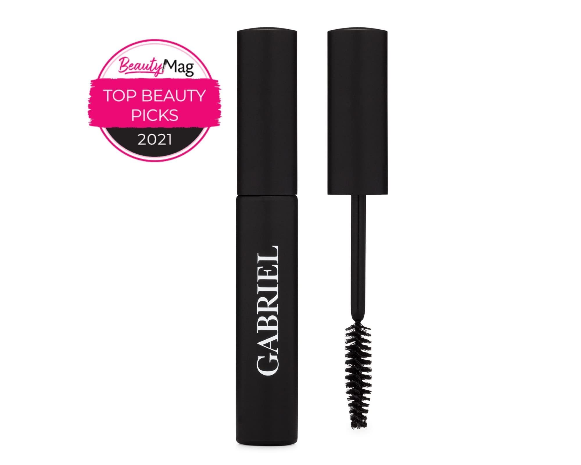 Gabriel Cosmetics Mascara (Black), Natural, Paraben Free, Vegan, Gluten Free, Cruelty Free, No Gmo, Voluminous Full Lashes, Non