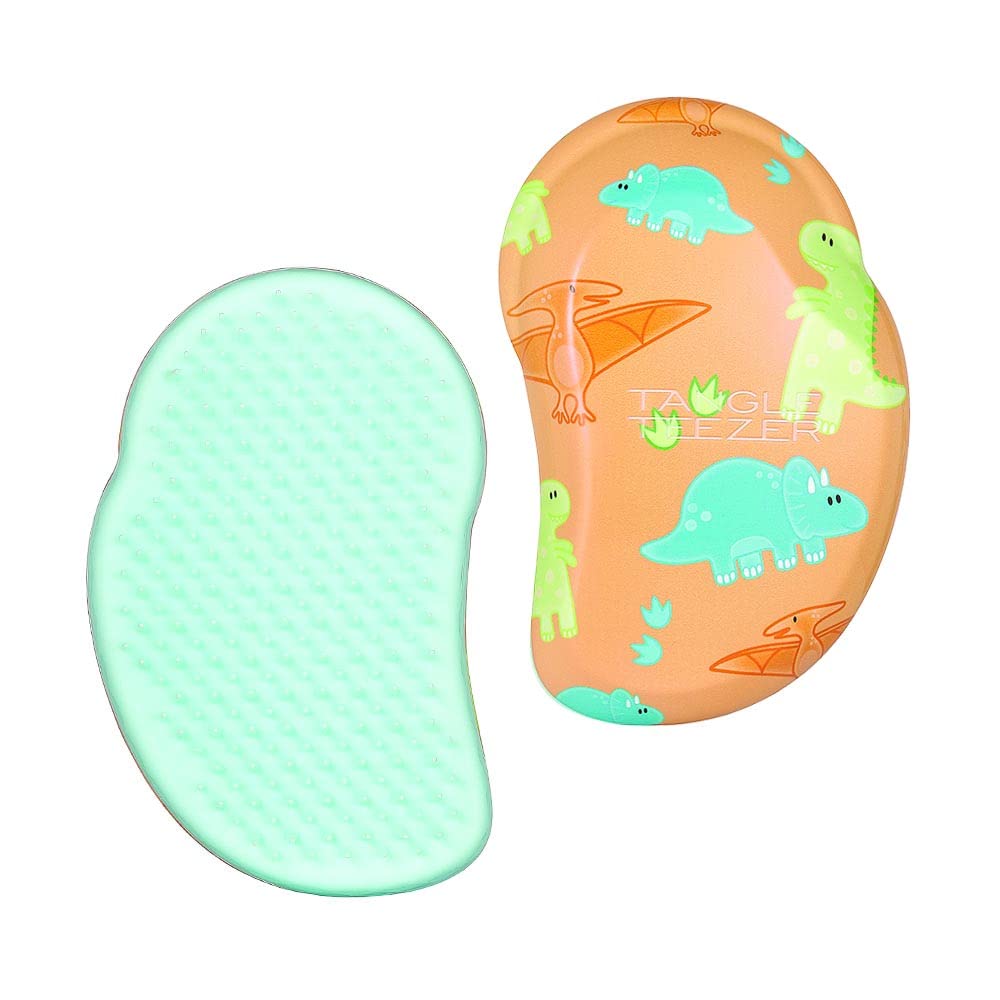 Tangle Teezer The Original Mini Detangling Brush, Dry and Wet Hair Brush Detangler for Traveling and Small Hands, Dino Mighty