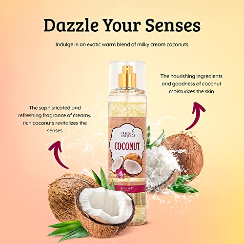 Escape To Paradise: Luxurious Coconut Body Mist Fine Fragrance, Womens Perfume Fragrance, Women'S Warm And Cozy Luxury Scented H