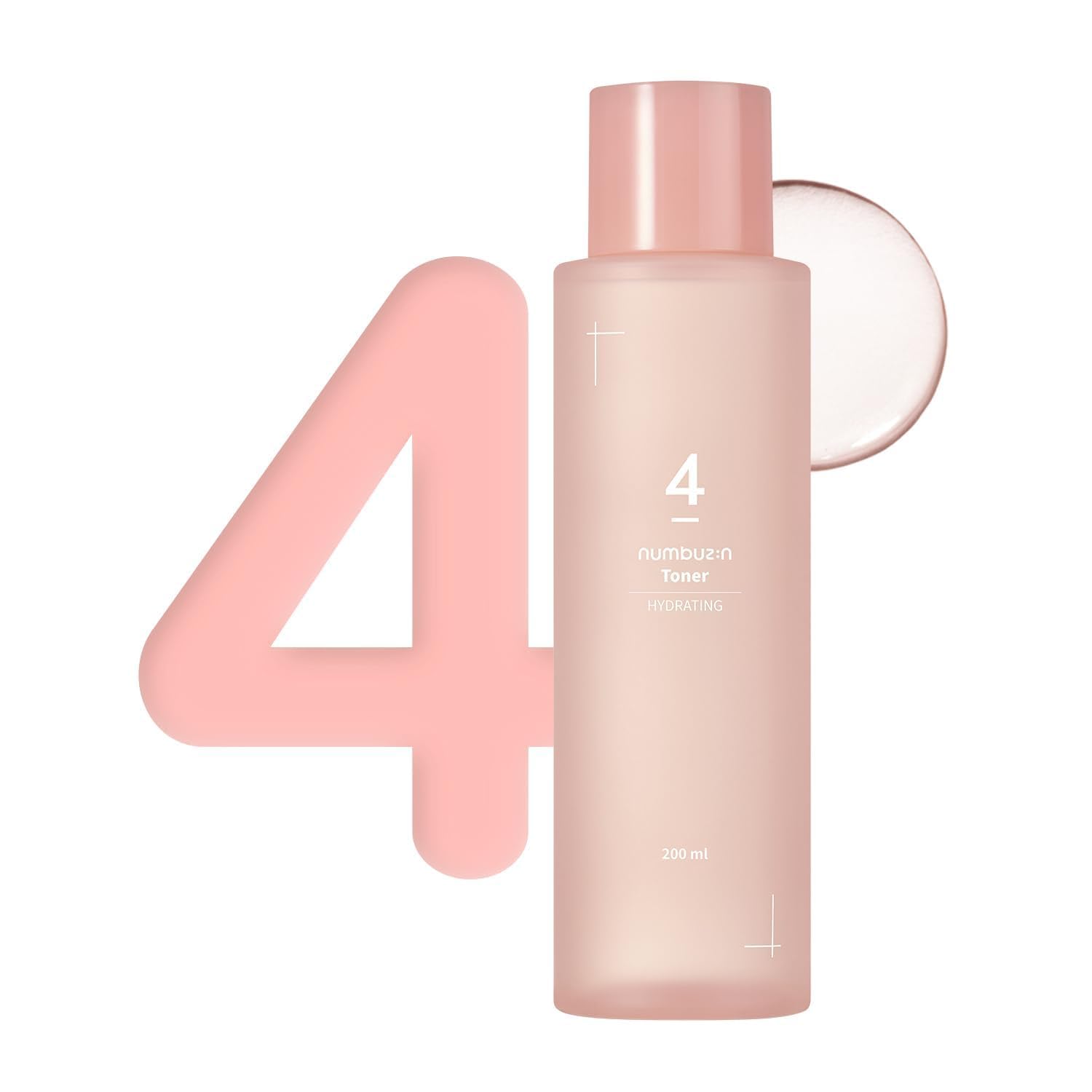 Numbuzin No.4 Hydrating Glow Mineral Toner | Thermal Water, Hyaluronic Acid, Niacniamide | Deep Hydration, Glowy Skin, Makeup Bo