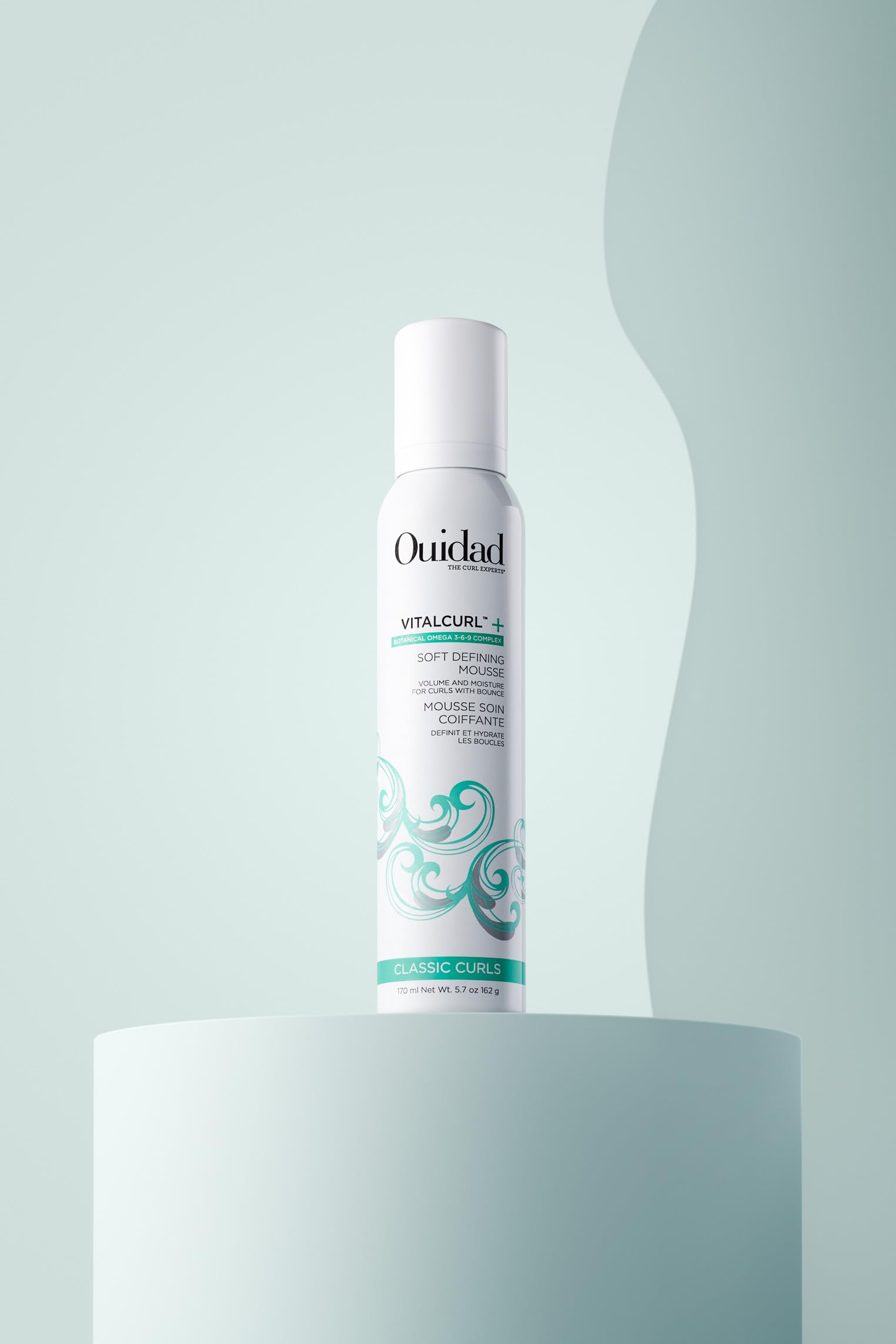 Ouidad Vitalcurl+ Soft Defining Mousse, 5.7 Oz.